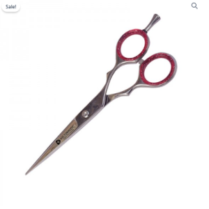 Jaguar double Tari Razor Edge Barber Scissors Silver Color 6