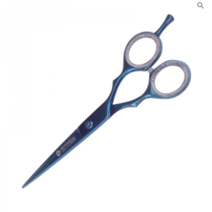 Professional Barber Razor Edge Scissors Blue Color 6