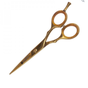 Professional Barber Razor Edge Scissors Golden Color 6