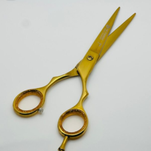 Professional Barber Razor Edge Scissors Golden Color 7