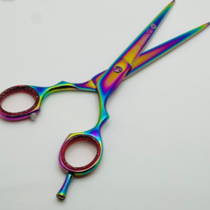 Flat Model Razor Edge Barber Scissor Multi Color 6.5